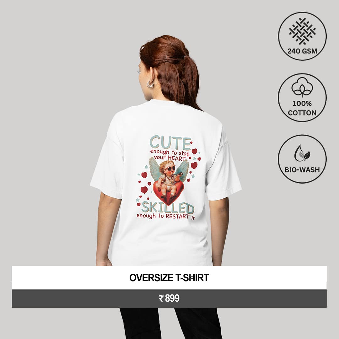 "CUTE ENOUGH TO STOP YOUR HEART, SKILLED ENOUGH TO RESTART IT"