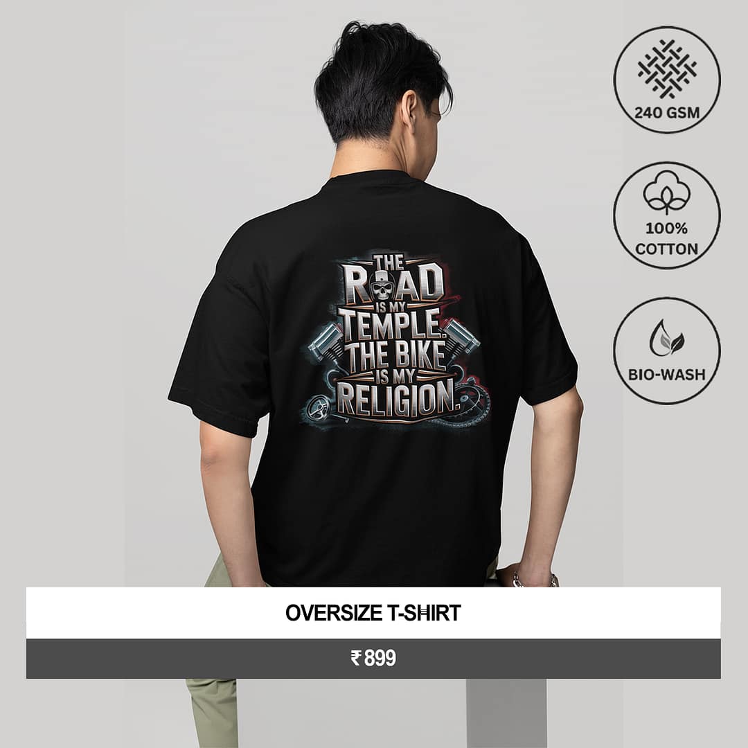 "The Road Is My Temple, The Bike Is My Religion"