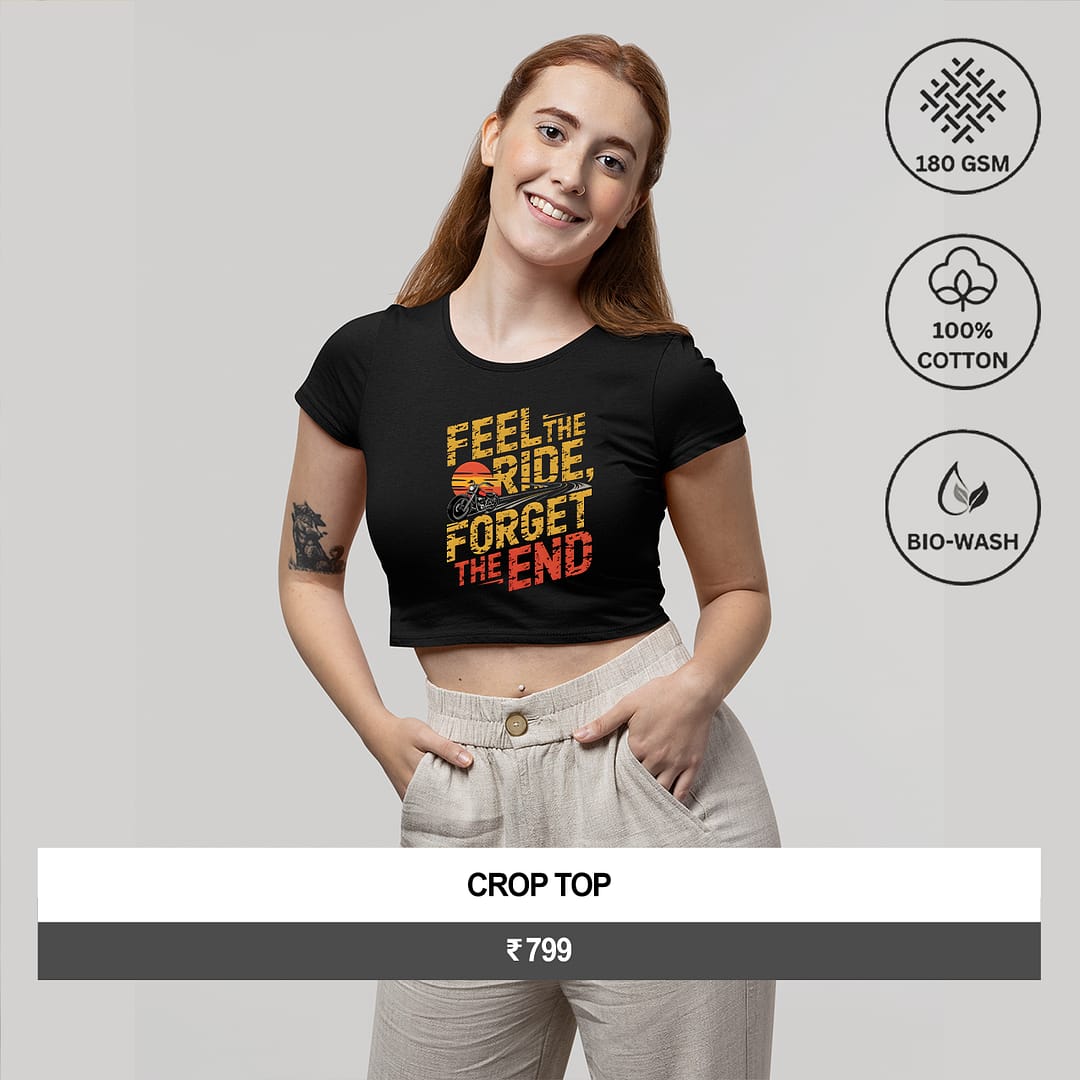 "FEEL THE RIDE, FORGET THE END"