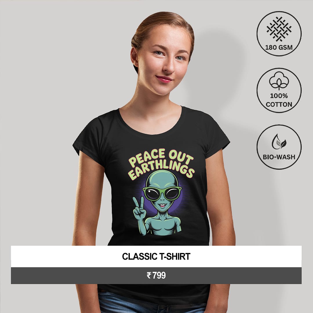 "PEACE OUT EARTHLINGS"