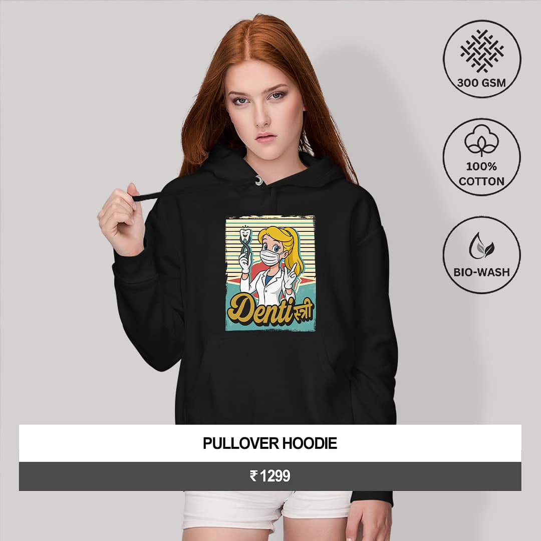 "Denti स्त्री" Women’s Pullover Hoodie