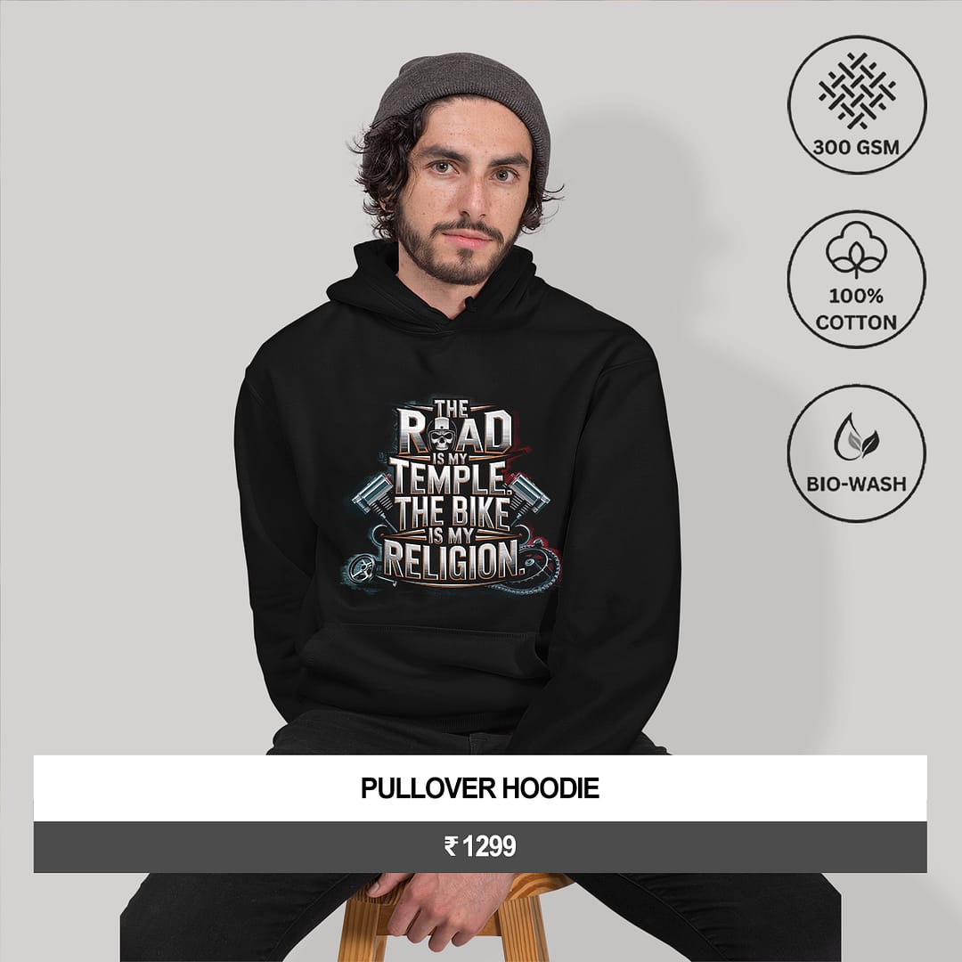 "The Road Is My Temple, The Bike Is My Religion"