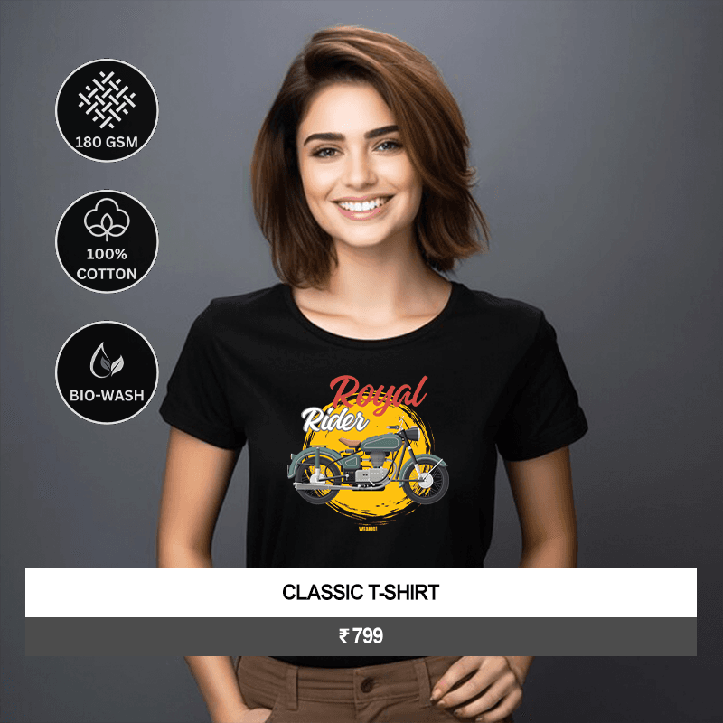 Premium Women's “Royal Rider” Graphic T-Shirt